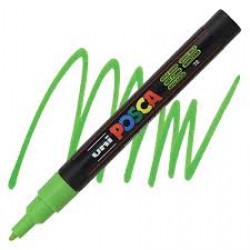 ΜΑΡΚΑΔΟΡΟΣ POSCA PC-3M ΠΡΑΣΙΝΟ ΜΗΛΟ